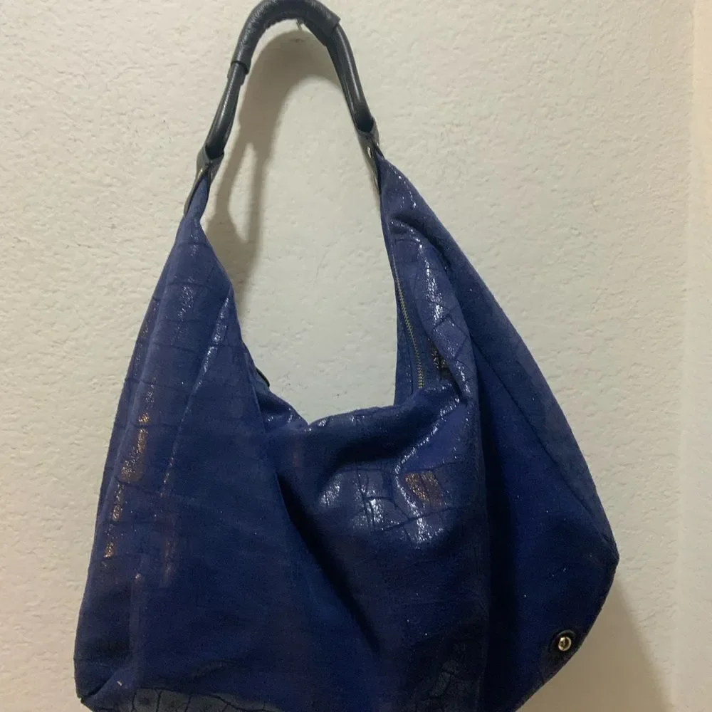 Lola Bernard Large Hobo Bag zip top